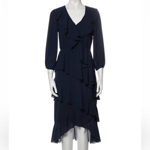 Alice + Olivia V-neck mid length dress